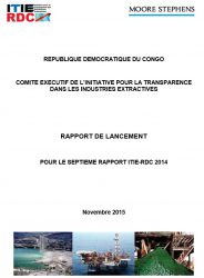 Rapport de lancement ITIE-RDC 2014